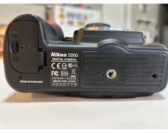 Nikon D200 10.2 MP Digital SLR Camera - Black - Etsy