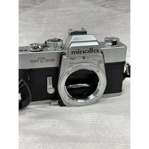 Minolta SRT202 35mm SLR Camera Body MD Mount - Tested