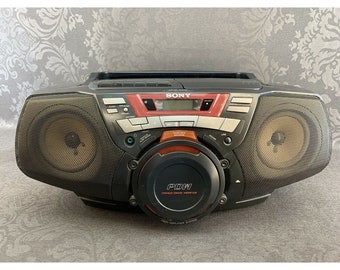 Sony CD/Radio/Cassette Boombox Portable Stereo CFD-G50 Woofer