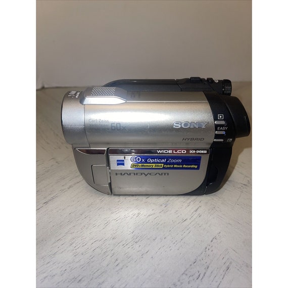 Sony Handycam DCR-DVD650 Mini DVD Hybrid Camcorder 60x Zoom