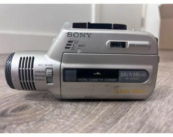Sony M-100MC Mic'n Micro Handheld Cassette Voice Recorder