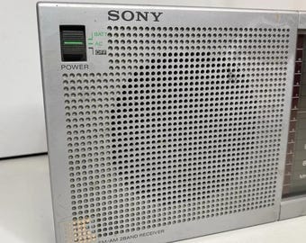 Sony ICF-710W FM/AM 2 Band Portable Radio Powered - Etsy