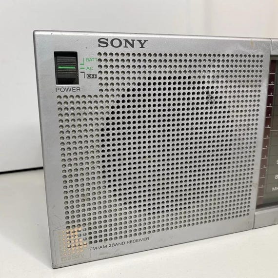 Sony ICF-710W FM/AM 2 Band Portable Radio Powered - Etsy