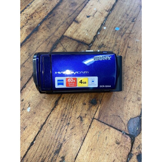 Sony Handycam DCR-SX44 Camcorder Blue 60x Optical Zoom - Etsy Canada