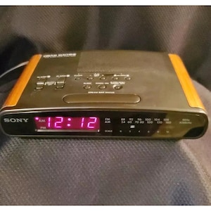 Sony Dream Machine ICF-C420 Dual Alarm Clock Radio Dream Bar Snooze