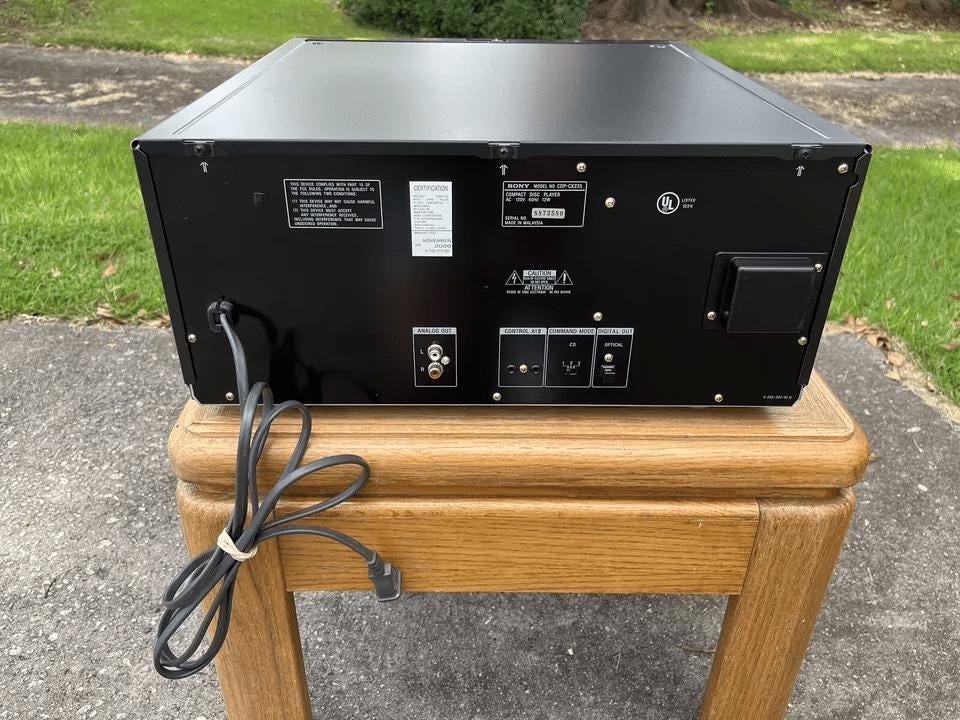Sony CDP-CX235 Megastorage Compact Disc Player CD 200 Disc - Etsy