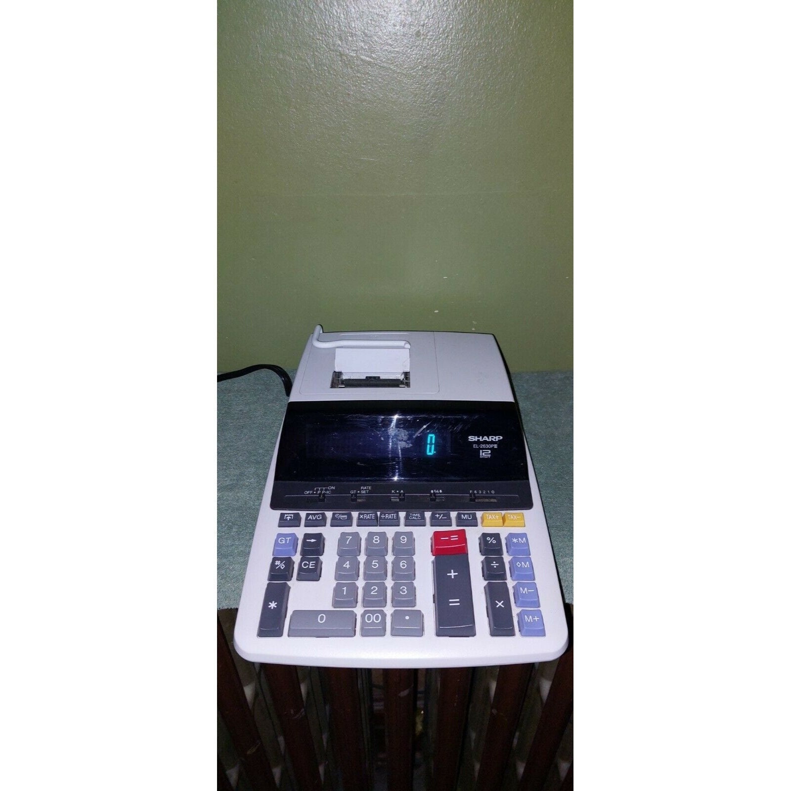 Sharp EL2630PIII 12 Digit Commercial Printing Calculator Etsy