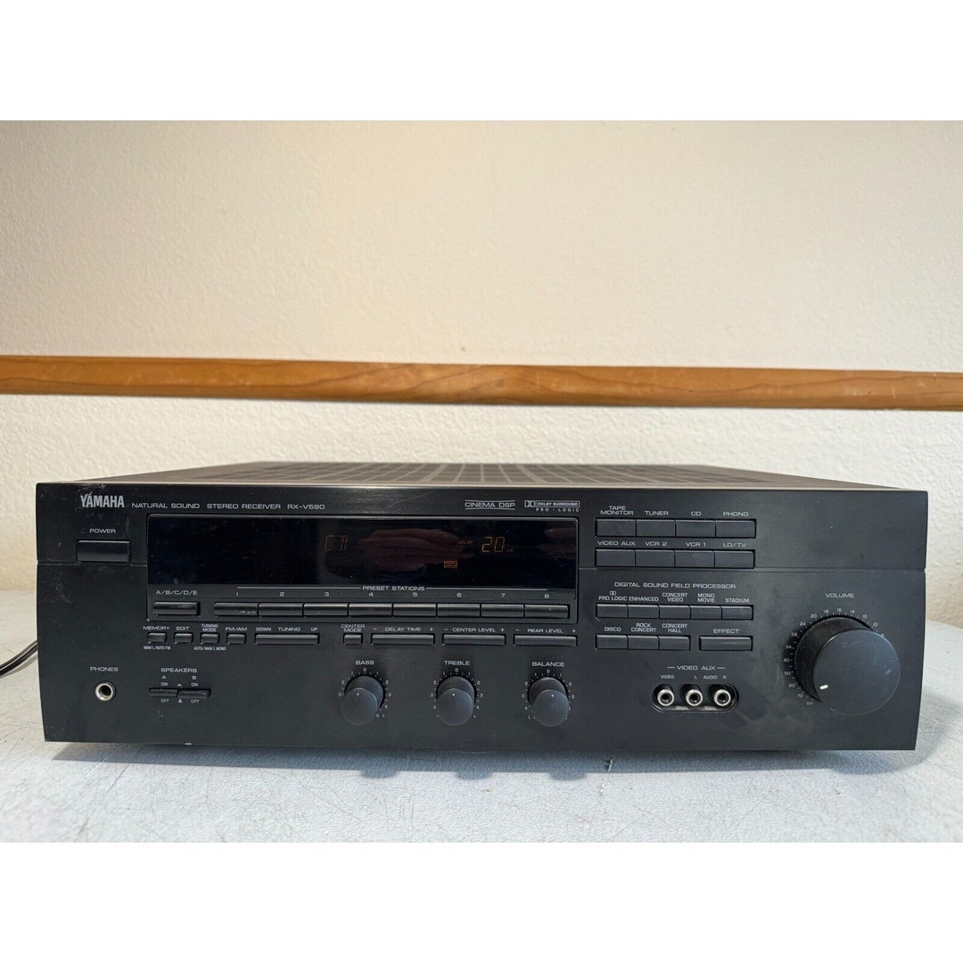 Yamaha RX-V590 5 Channel Dolby AV Receiver ( No Remote ) Tested - Etsy