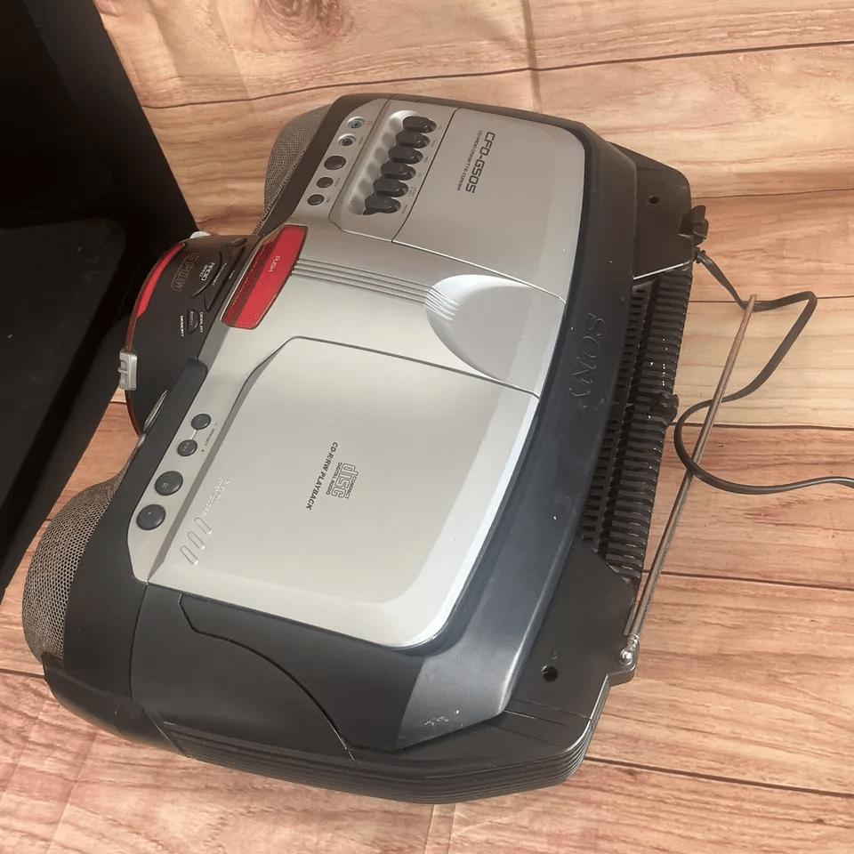 ソニー Xplod CFD-G505 CD ラジオ カセット レコーダー ラジカセ