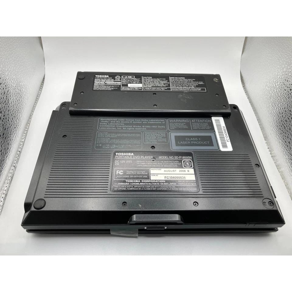 Toshiba SD-P1850 Silver/black Rechargeable 8
