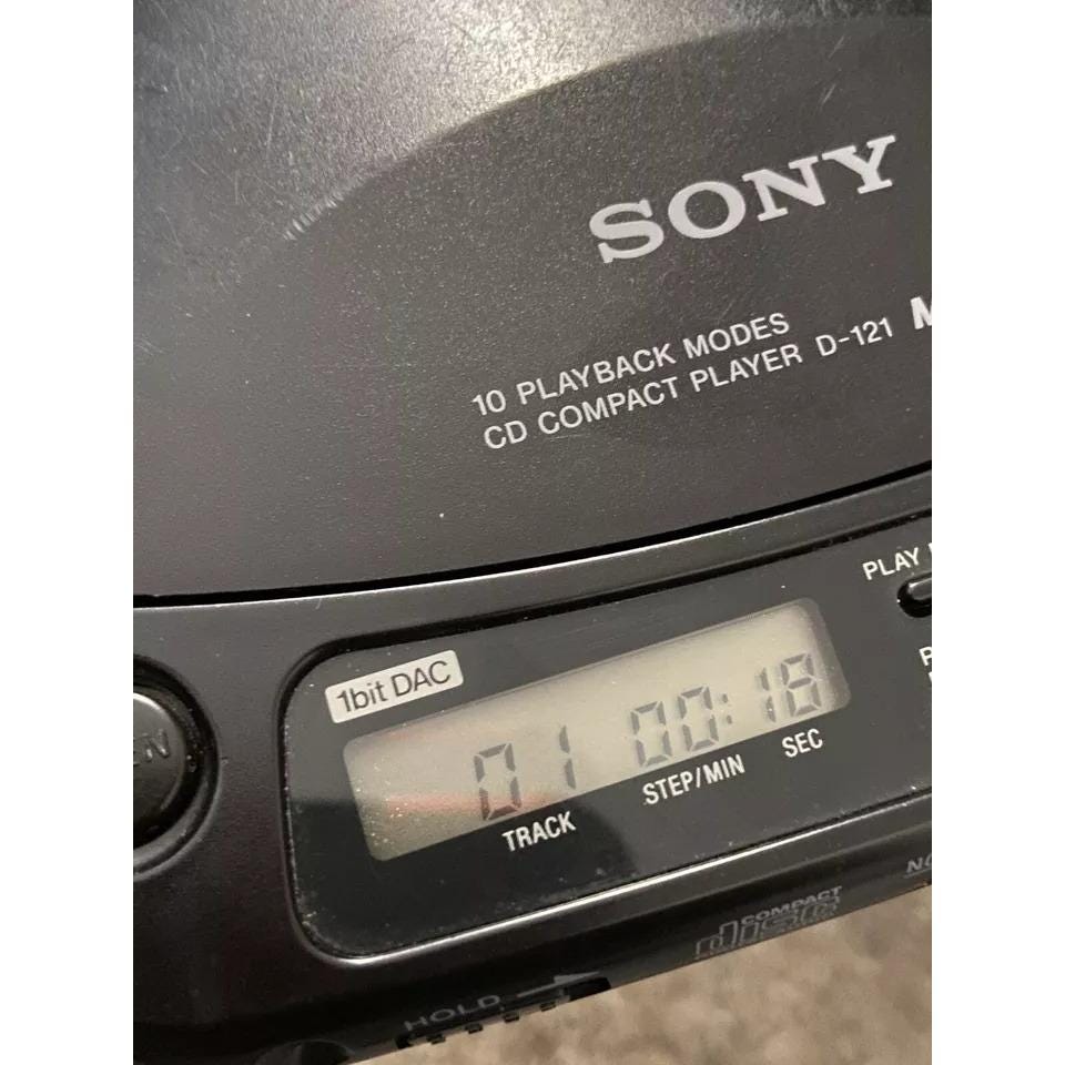 Sony Discman D-121 CD Player W/ Mega Bass TESTED & WORKING - Etsy