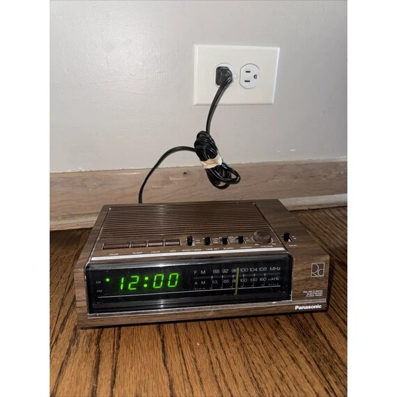 Panasonic RC-6050 Vintage AM/FM Clock Radio - Etsy