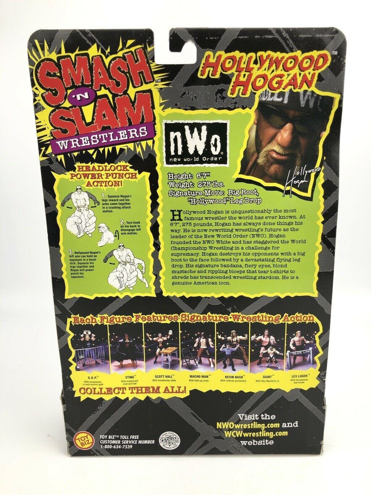 NWO Smash 'n Slam Wrestlers Hollywood Hulk Hogan WCW - Etsy