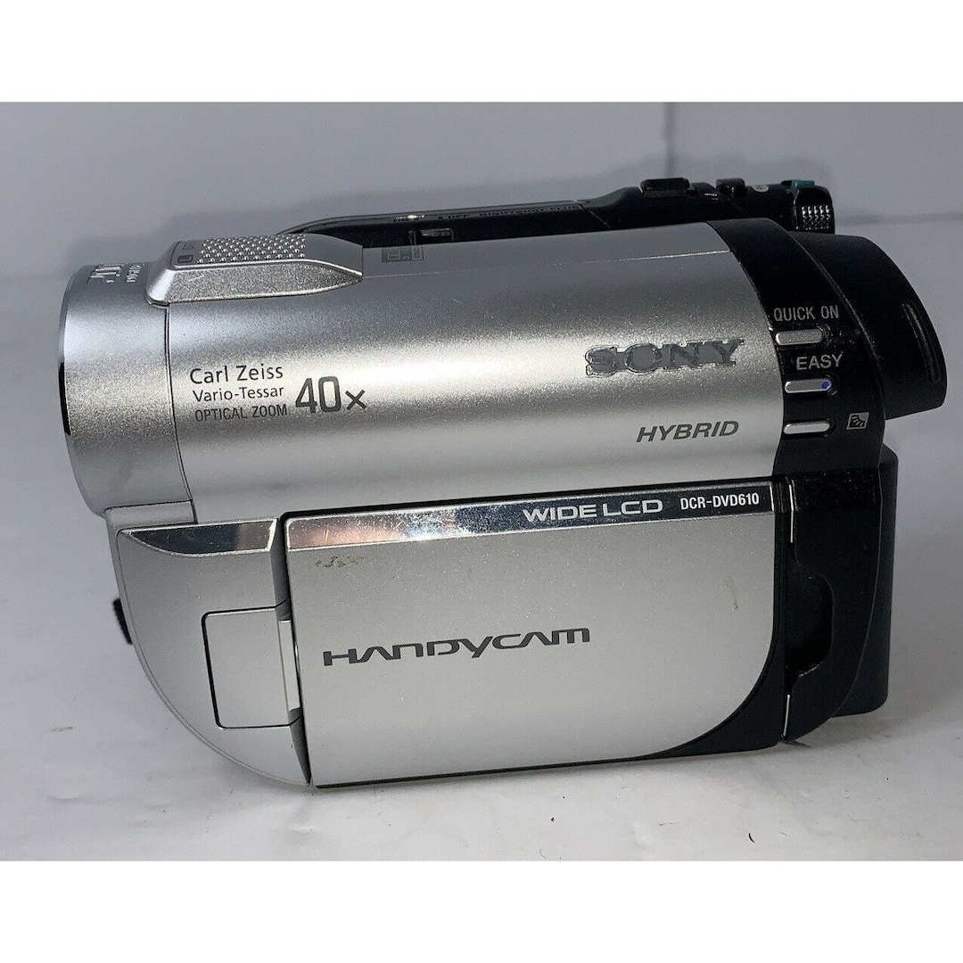Sony Handycam Camcorder DCR-DVD610 DVD Hybrid - Etsy Sony Handycam Camcorder DCR-DVD610 DVD Hybrid - Etsy