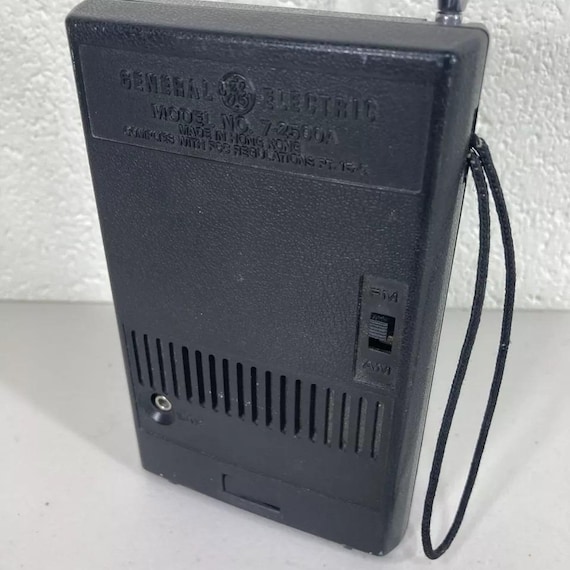 Vintage GE 7-2500A Portable AM/FM Transistor Radio Tested - Etsy