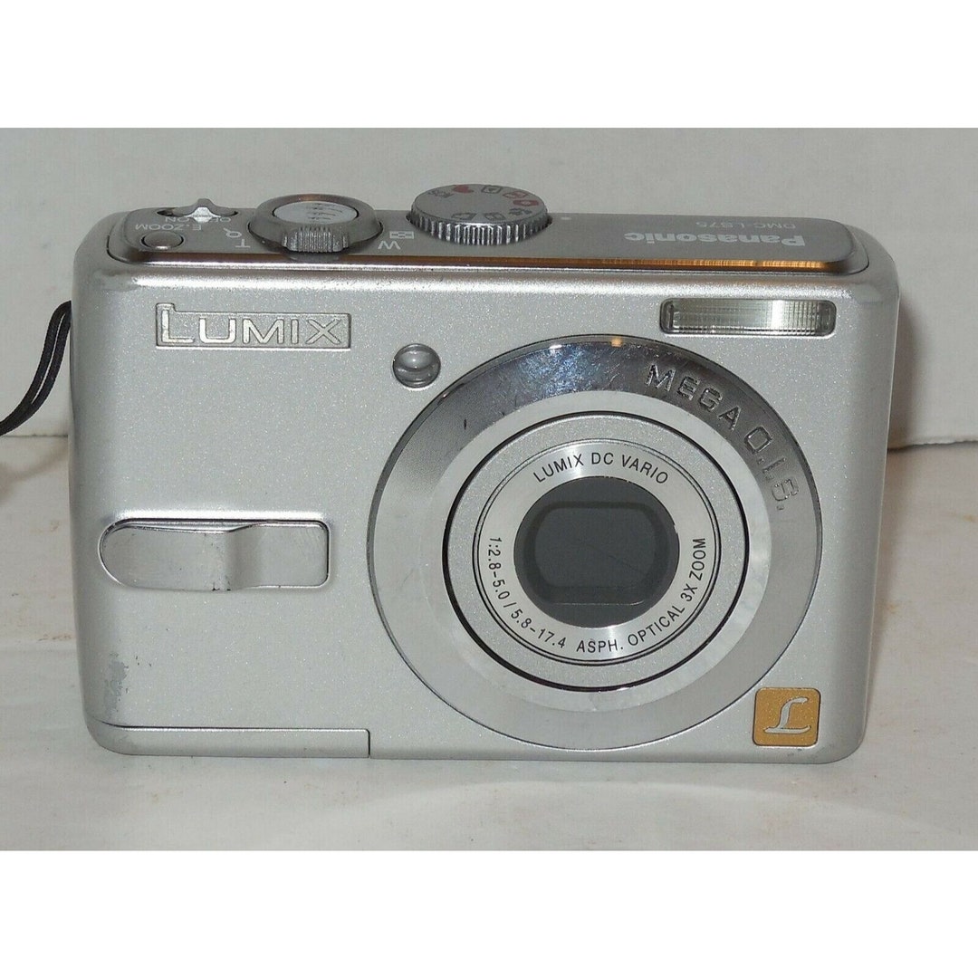 Panasonic LUMIX DMCLS75 7.2MP Digital Camera Silver Etsy