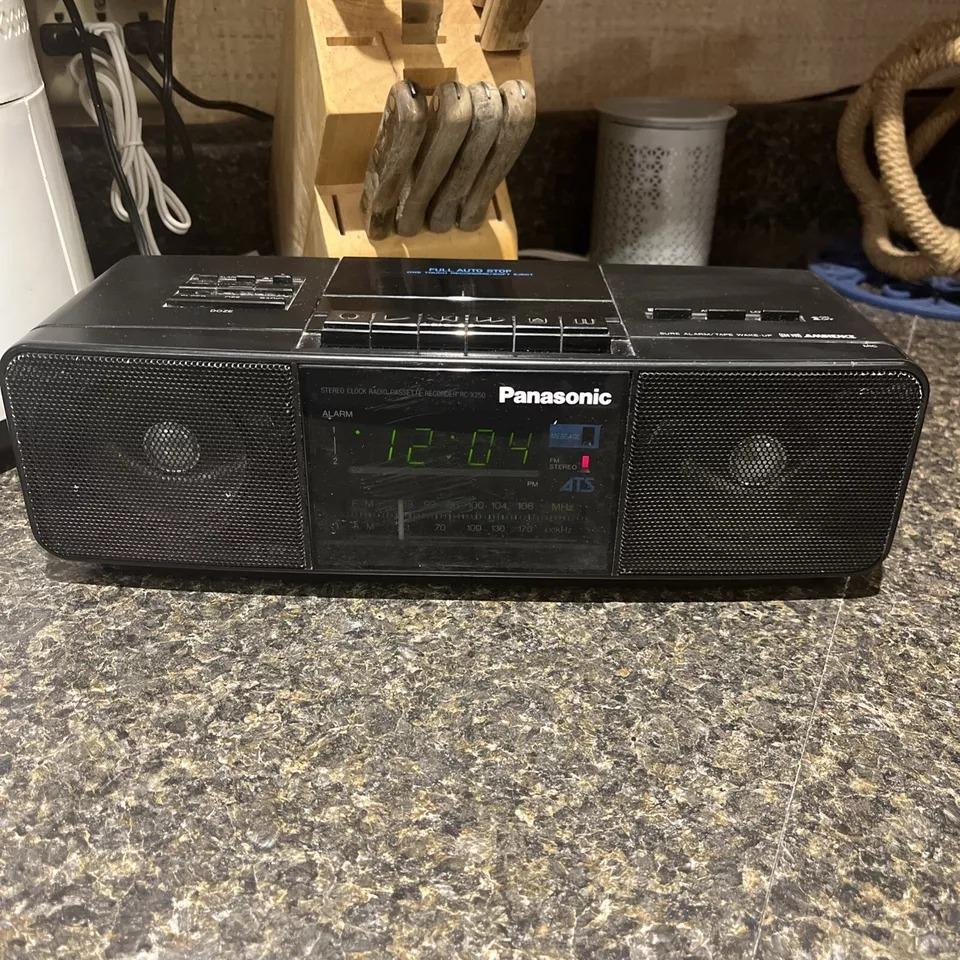 Panasonic RC-X250 Am/fm Clock Radio With Cassette Player - Etsy