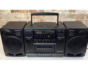 ビンテージ Y2K CD ステレオ ブームボックス プレーヤー