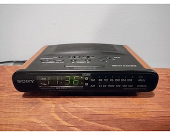 Vintage Sony ICF-C430 Dream Machine Digital Dual Alarm FM/AM Clock