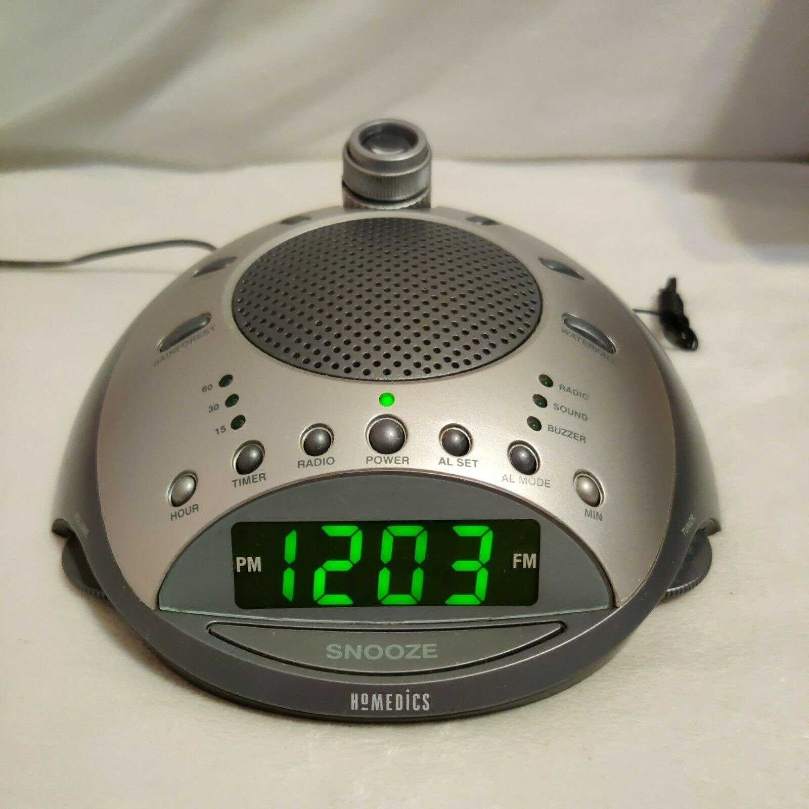 Homedics SS4000 Sound Spa Classic Deluxe Clock Radio & Sound Machine