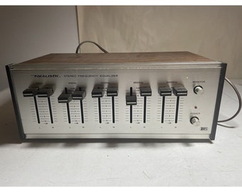 Vintage Realistic 31-1987 Stereo Frequency Equalizer;Realistic Equalizer 31-1987 NO Remote