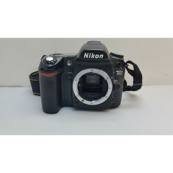 Nikon D80 Digital SLR Body Only Black Etsy