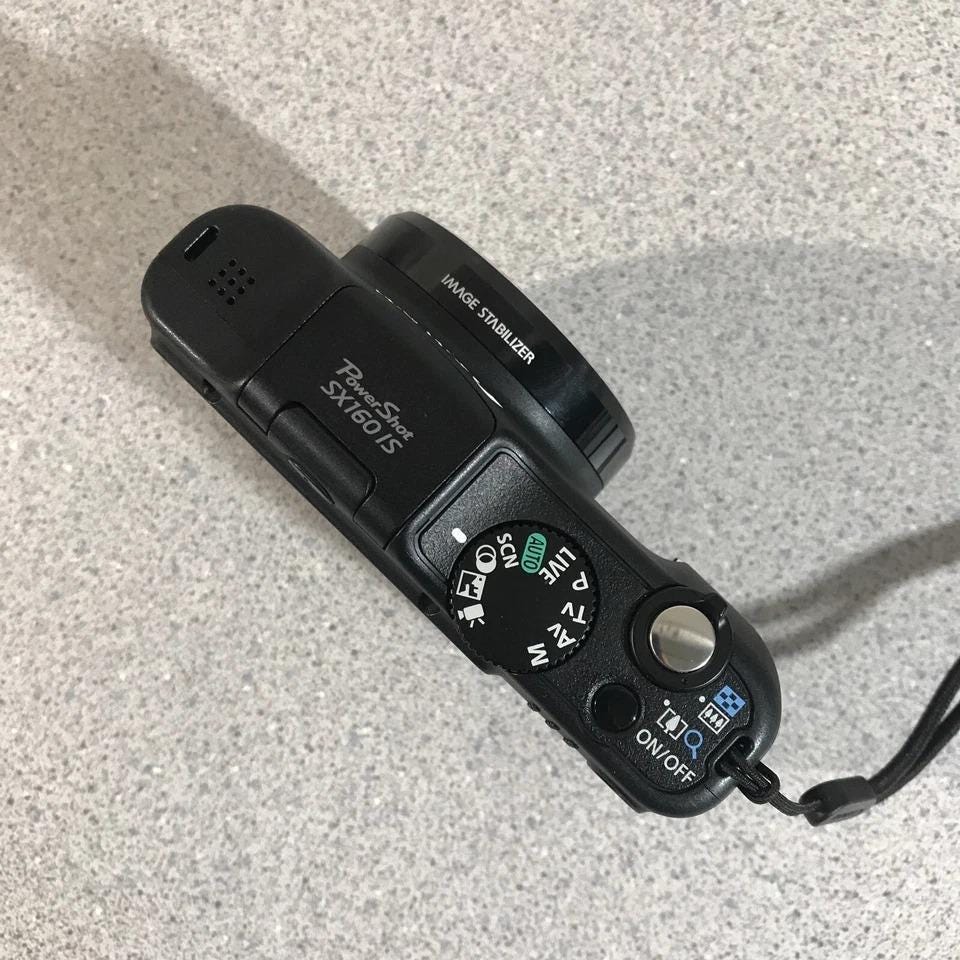 Canon Powershot SX160 IS 16.0MP Digital Camera - Black - Etsy