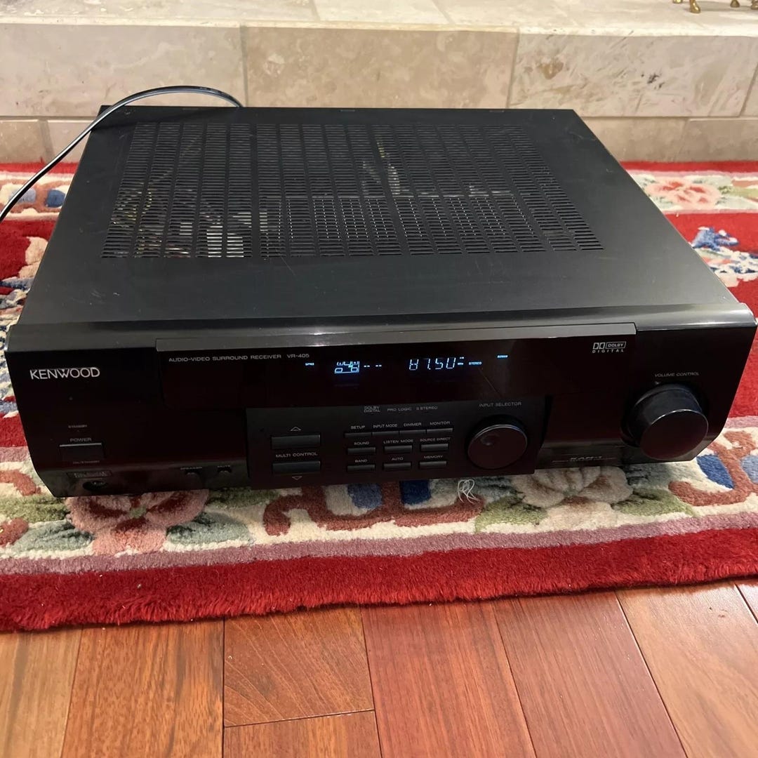 Kenwood VR-405 Audio Video Surround Stereo Receiver Tested