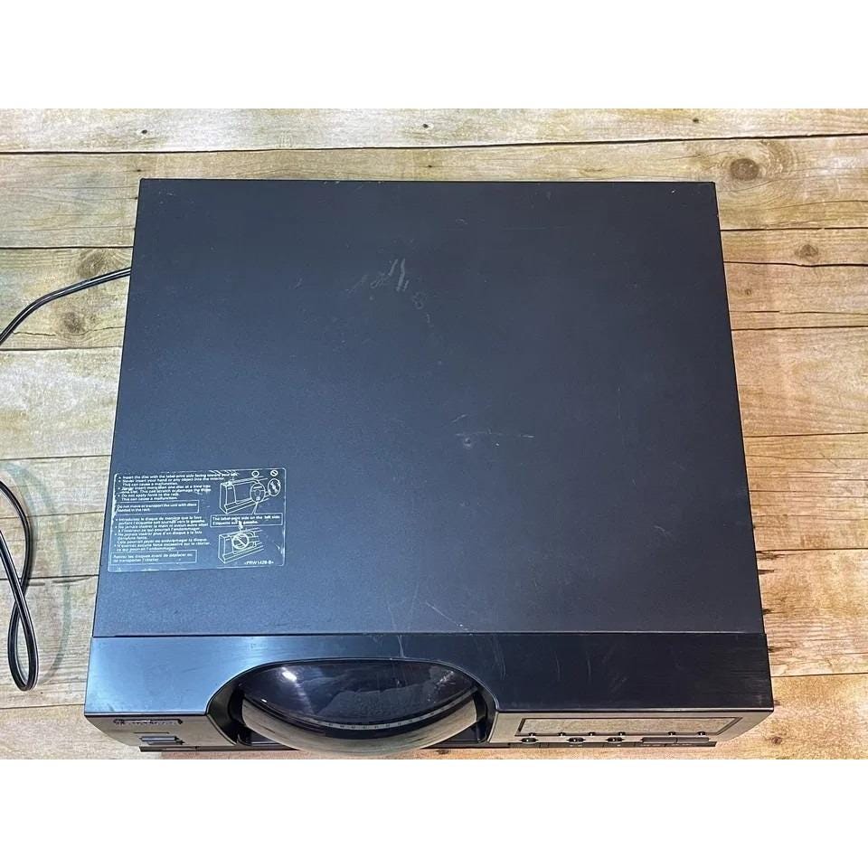 Pioneer PD-F906 File Type Compact Disc Player Holder Storage NO