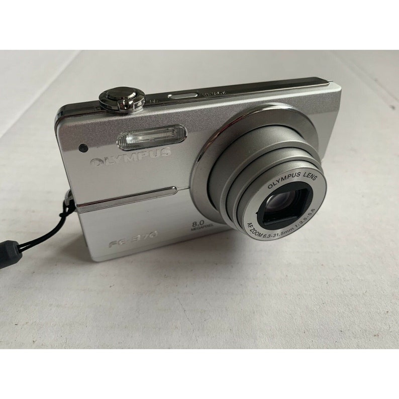 Olympus FE370 8MP Digital Camera Silver Etsy Australia