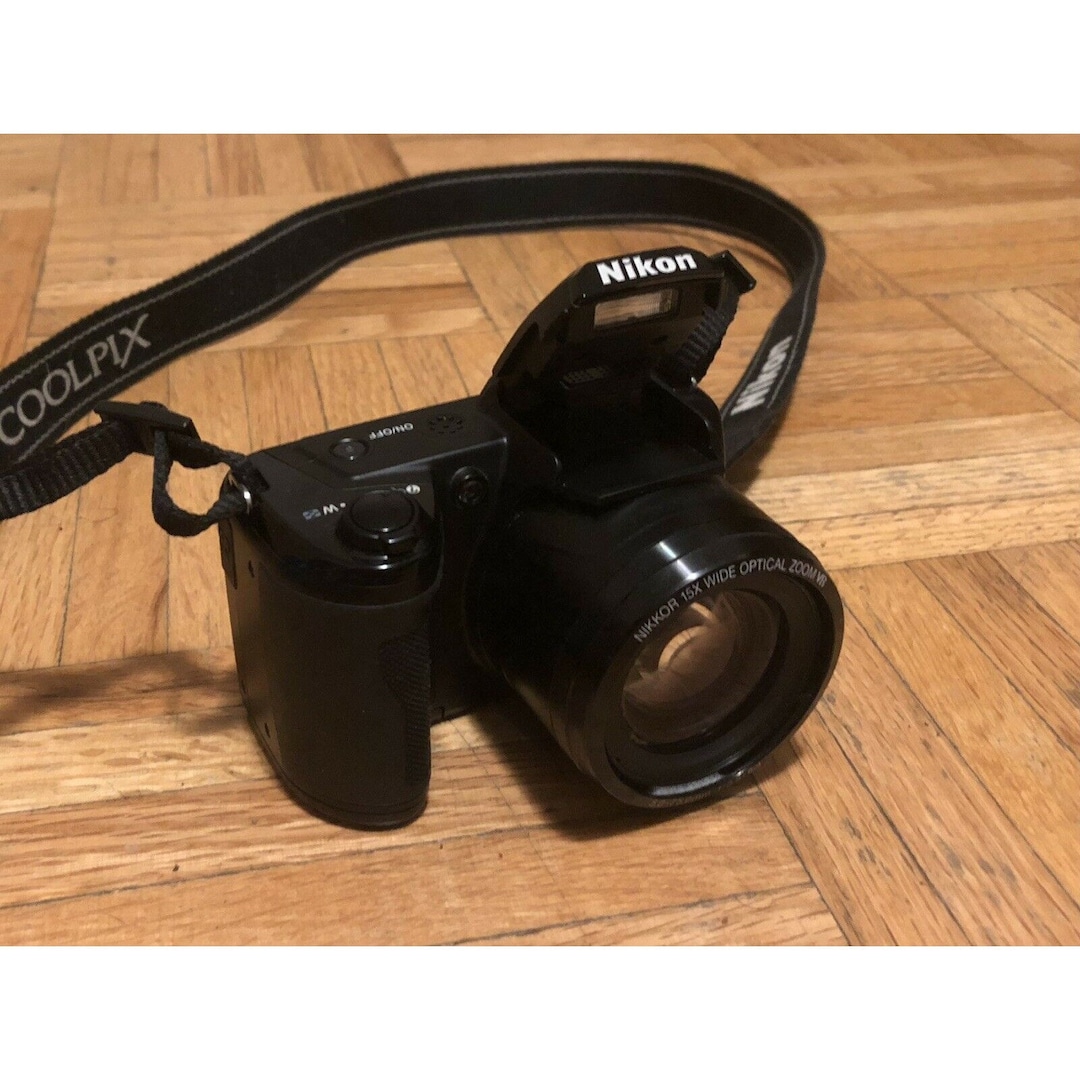 Nikon COOLPIX L105 15X Optical Zoom 12.1MP Digital Camera Etsy