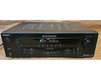 Sony STR-DE595 Dolby Digital 5.1 Surround Receiver Tested NO Remote