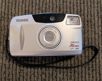 Canon Sure Shot 76 Zoom 35mm Point & Shoot Film Camera - Etsy