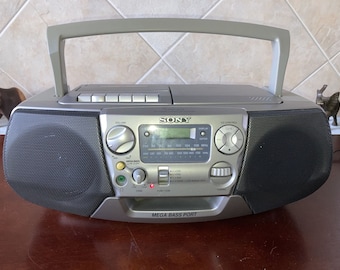 Sony Cfd-s22 Mega Bass CD Player AM FM Radio Cassette Boombox -  Norway