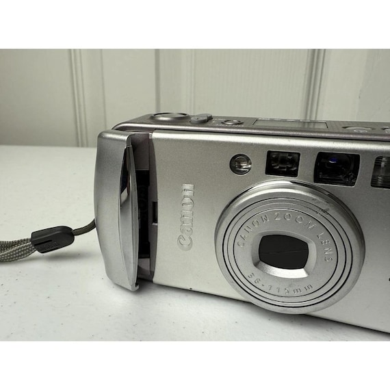 Canon Sure Shot 115u Date 35mm Point and Shoot Film Camera Tested & Working