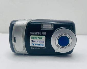 Câmera digital Samsung Digimax A402 4.0MP com estojo - testada e funcionando