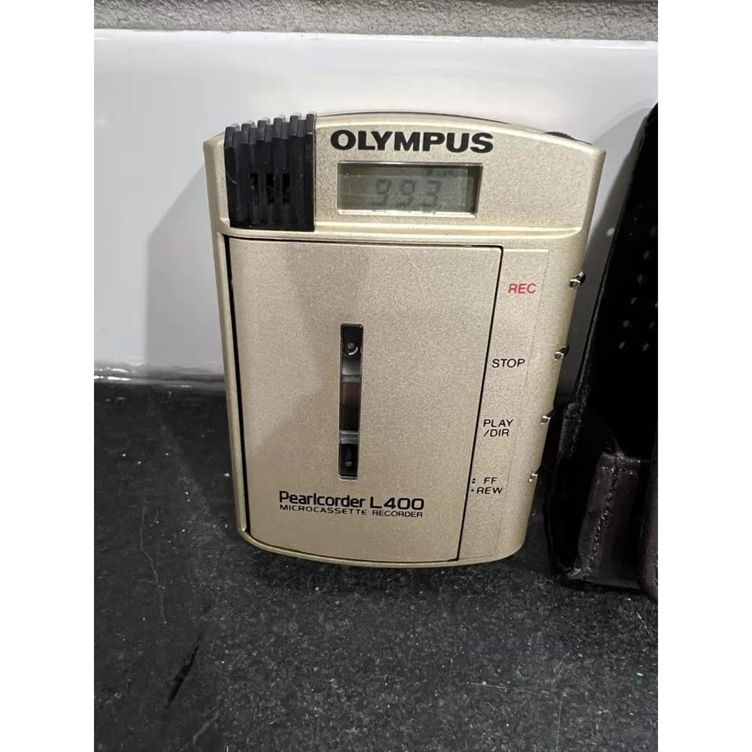 OLYMPUS Pearlcorder L400 Ultra-compact Microcassette Recorder