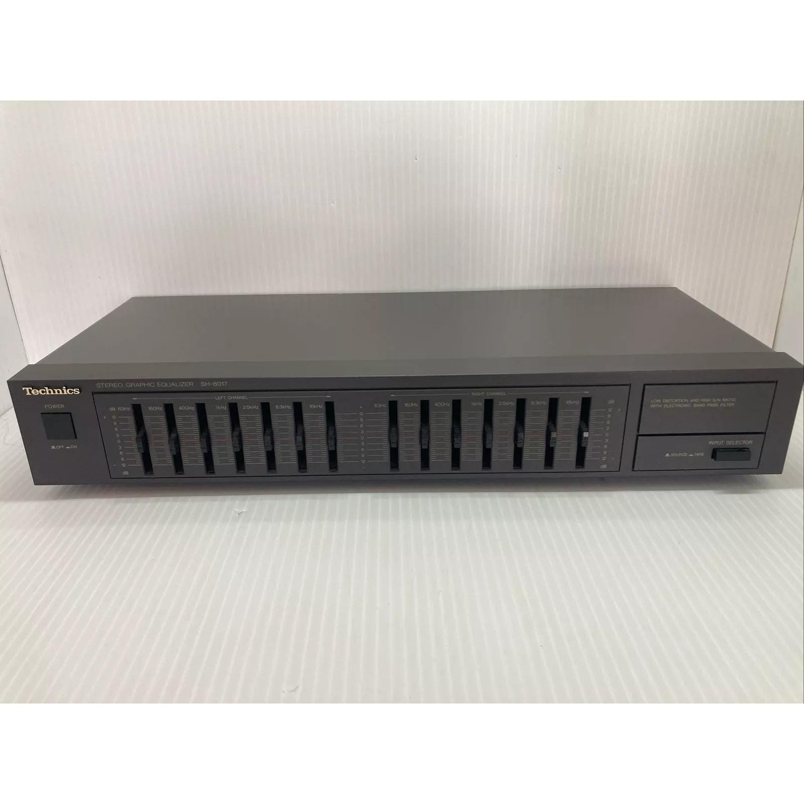 Vintage Technics SH-8017 Stereo Graphic Equalizer EQ Sound