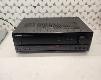 Pioneer SX-205 Am/Fm Tuner Stereo Receiver Amplifier Tested Works Great NO Remote