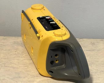 Vintage Sony Sports CFM-104 Yellow Boombox AM/FM Radio Cassette - Etsy