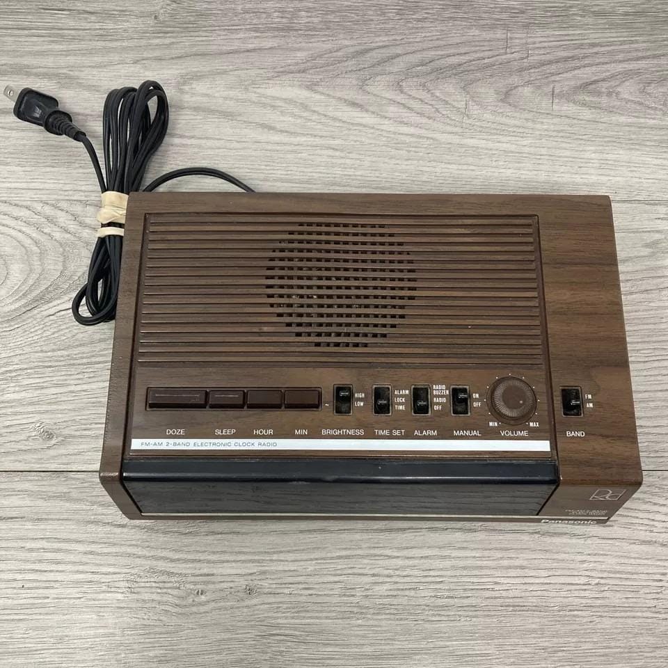 Panasonic RC-6050 Vintage AM/FM Clock Radio - Etsy