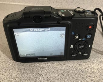 Canon Powershot SX160 IS 16.0MP Digital Camera - Black - Etsy
