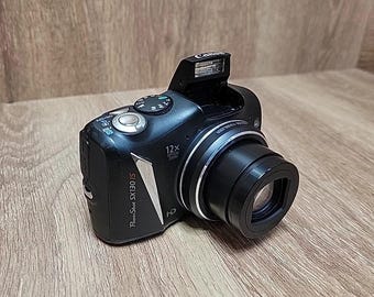 Canon Powershot SX130 IS 12.1MP Digital Camera - Black - Etsy
