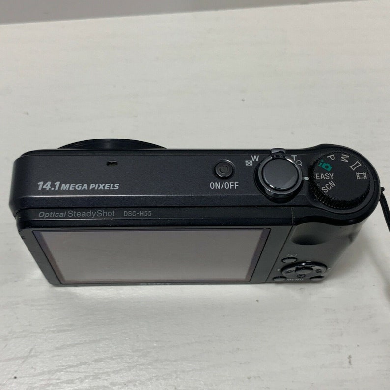 Sony Cybershot DSCH55 14.1MP Digital Camera Black Etsy