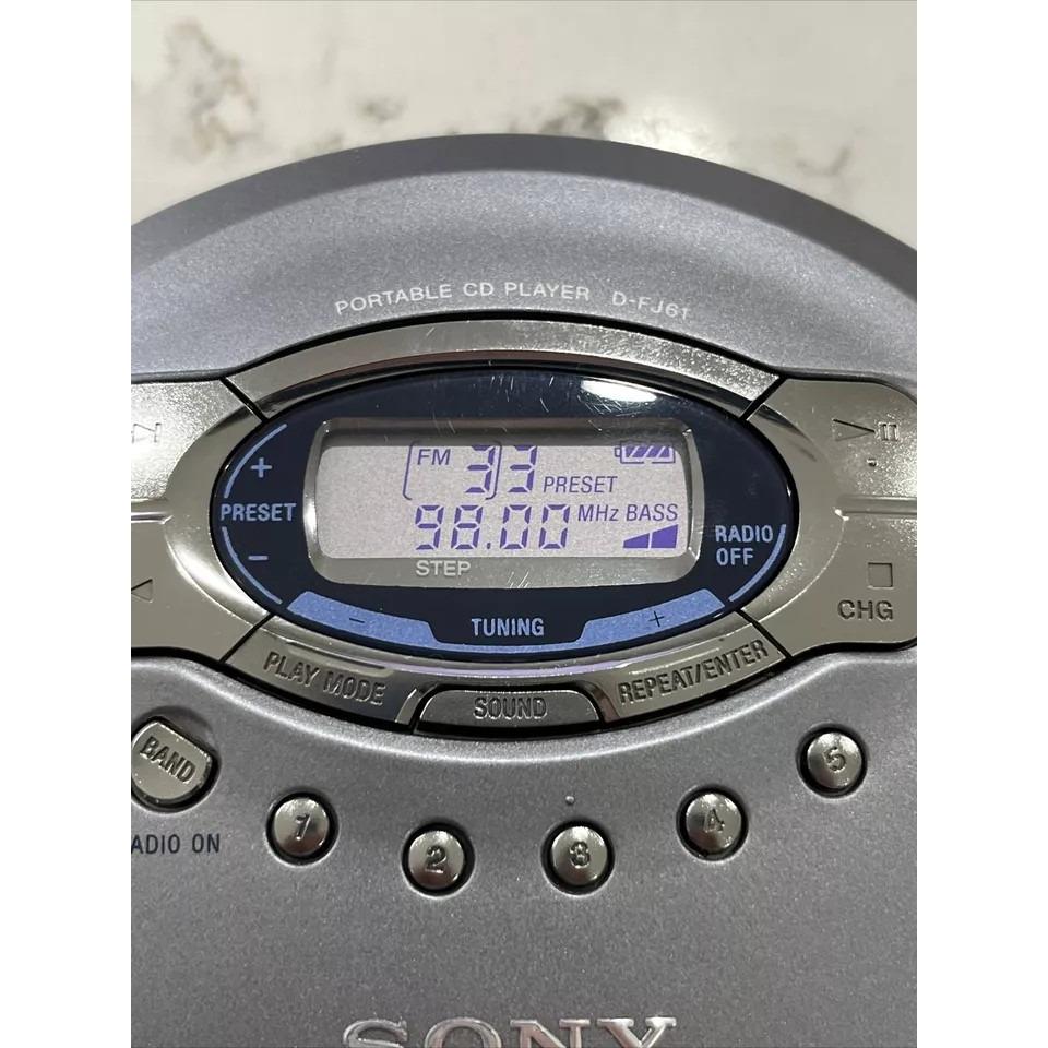 Sony CD Walkman D-FJ61 AM/FM Radio G Protection - Tested and Sony CD Walkman D-FJ61 AM/FM Radio G Protection - Tested and