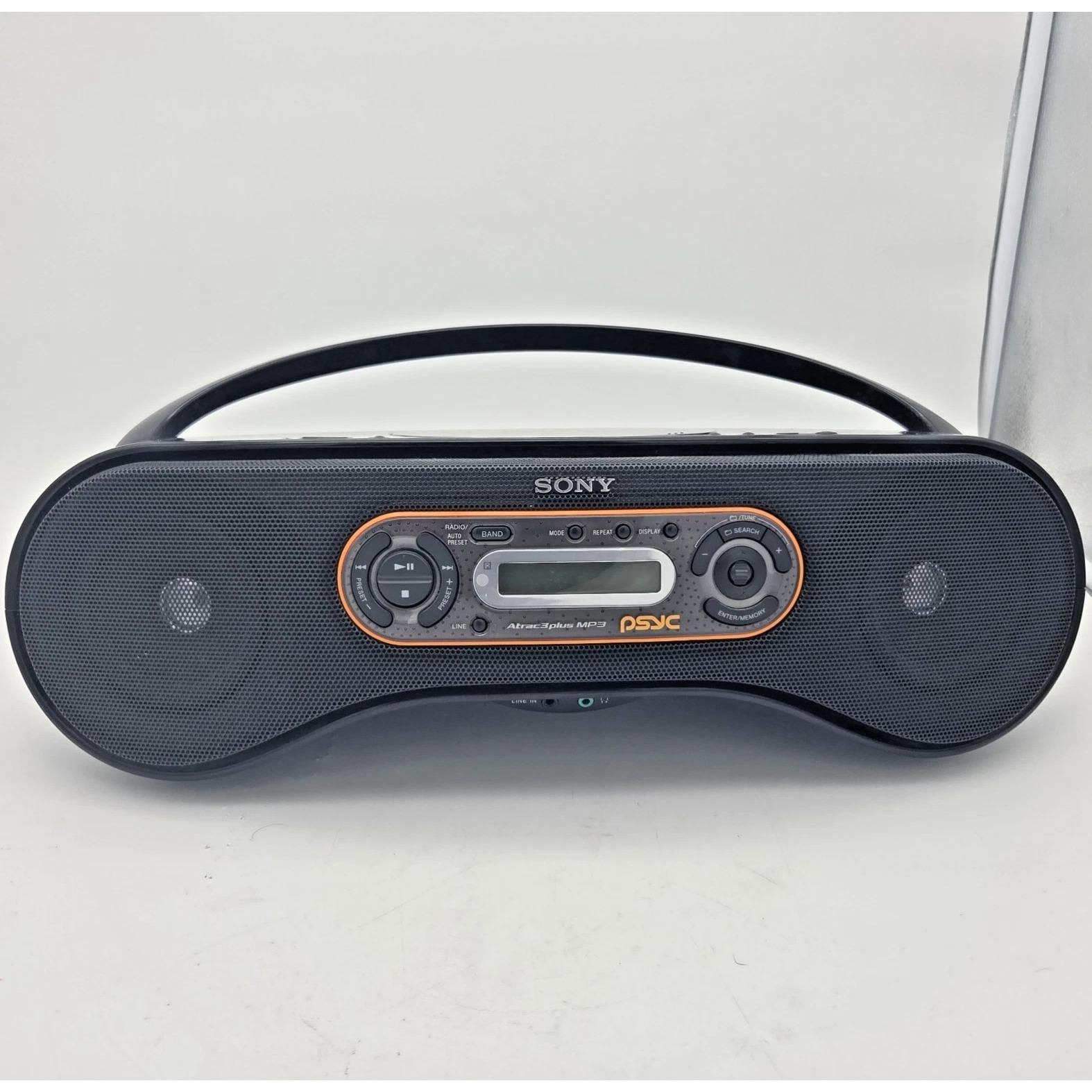Sony ZS-SN10 CD MP3 Am/fm Radio Player Personal Audio System