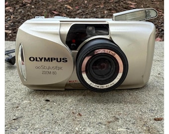 Olympus Stylus Epic Zoom 80 Point & Shoot All Weather Infinity Auto Focus