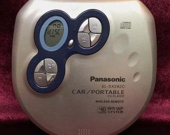 Panasonic SL-SX282C Reproductor de CD portátil para coche Anti-Skip