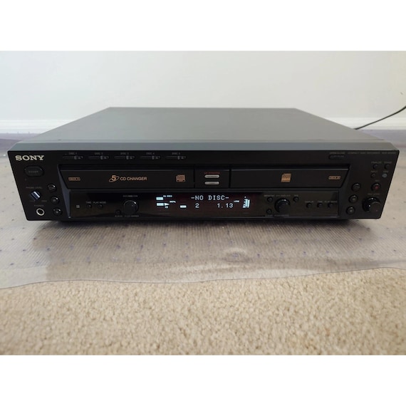 Sony RCD-W500C 5 CD Changer and Recorder - Etsy