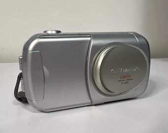 Olympus Camedia D-390 2.0MP Digital Camera Silver - Etsy
